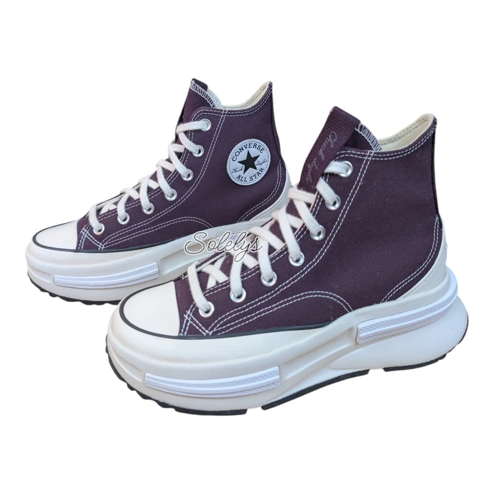 Converse Run Star Legacy CX High Top Black Cherry Platform Sneaker Womens 7.5